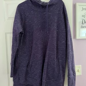 Blue Cowl Neck Tek Gear Sweatshirt XXL